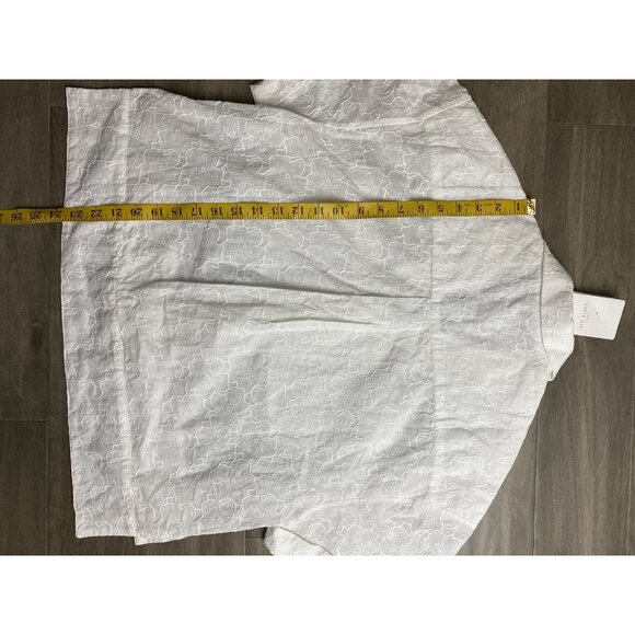 $195 TED BAKER Chancee Broidery Boxy Short sleeve Shirt blouse size 2 SOLD OUT - Picture 7 of 14